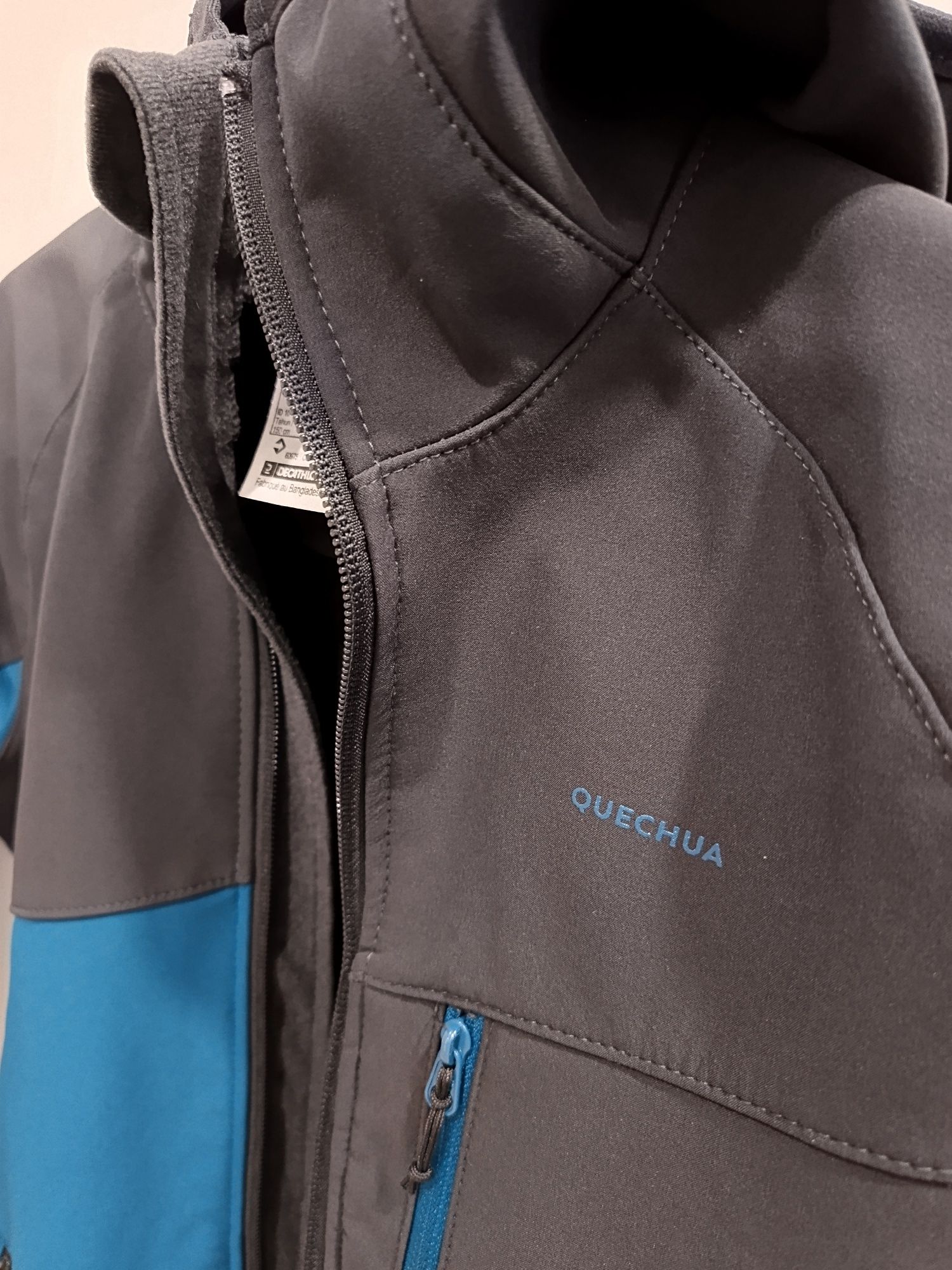 Softshell Quechua r. 140/150, 10-11 lat - bardzo dobry stan