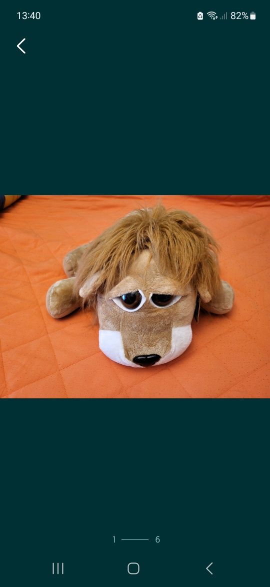 Leão peluche Novo.