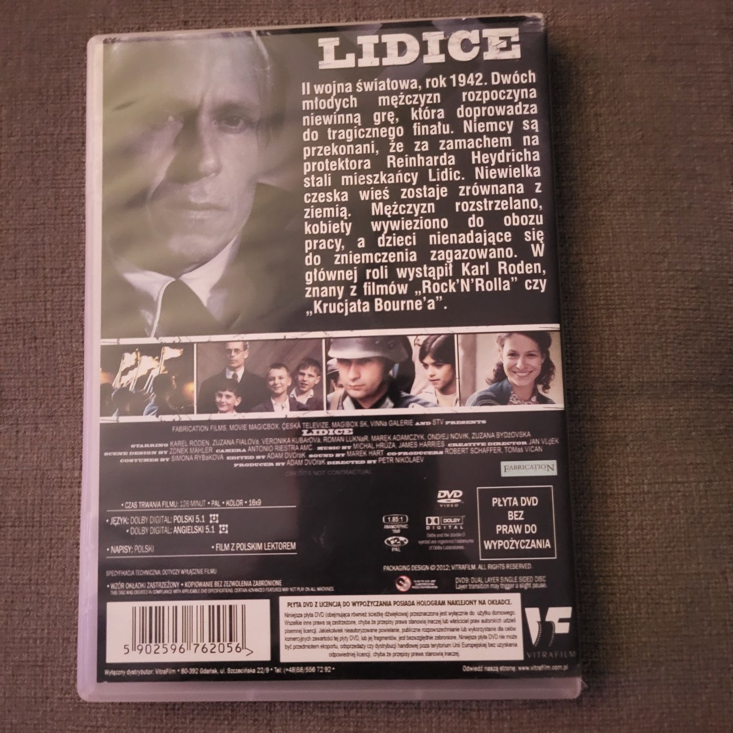 DVD Lidice lektor polski
