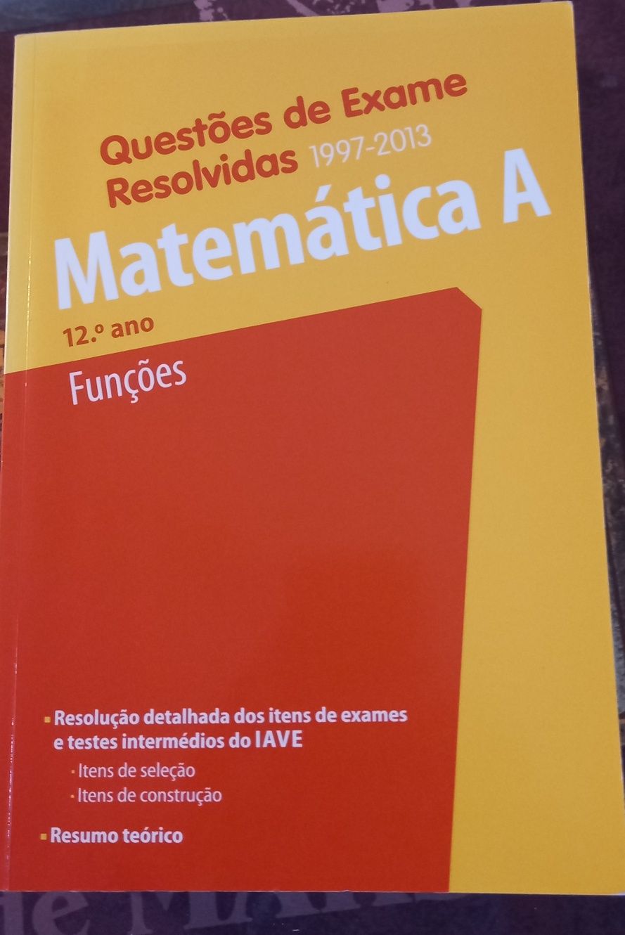 Matemática A. 12 Ano. 3 volumes novos.