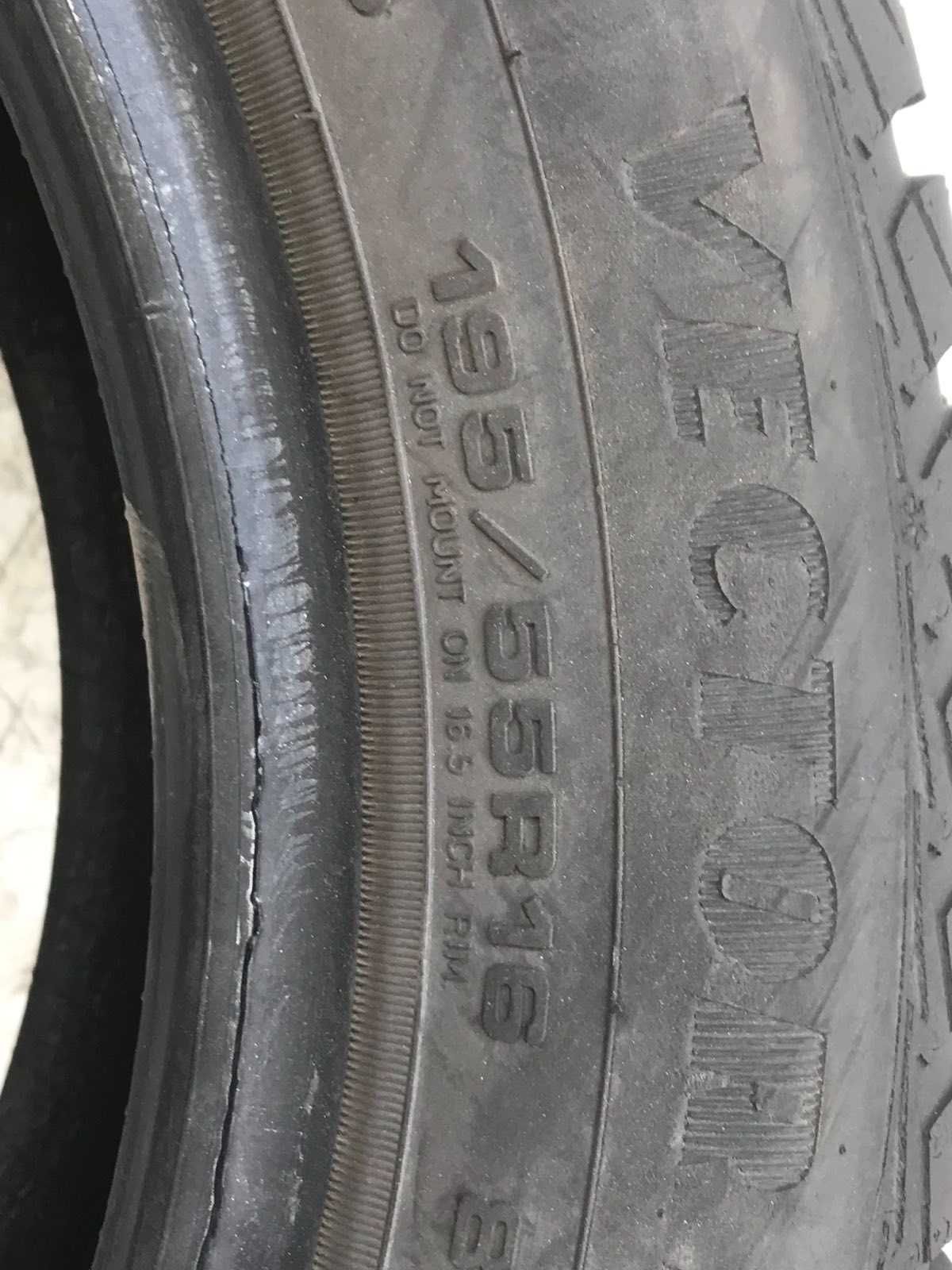 Шини GoodYear Vector 195/55R16 Пара Всесезонка Б/у Склад Оригінал