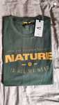 Camel Active ciemnozielony khaki t-shirt rozm XL