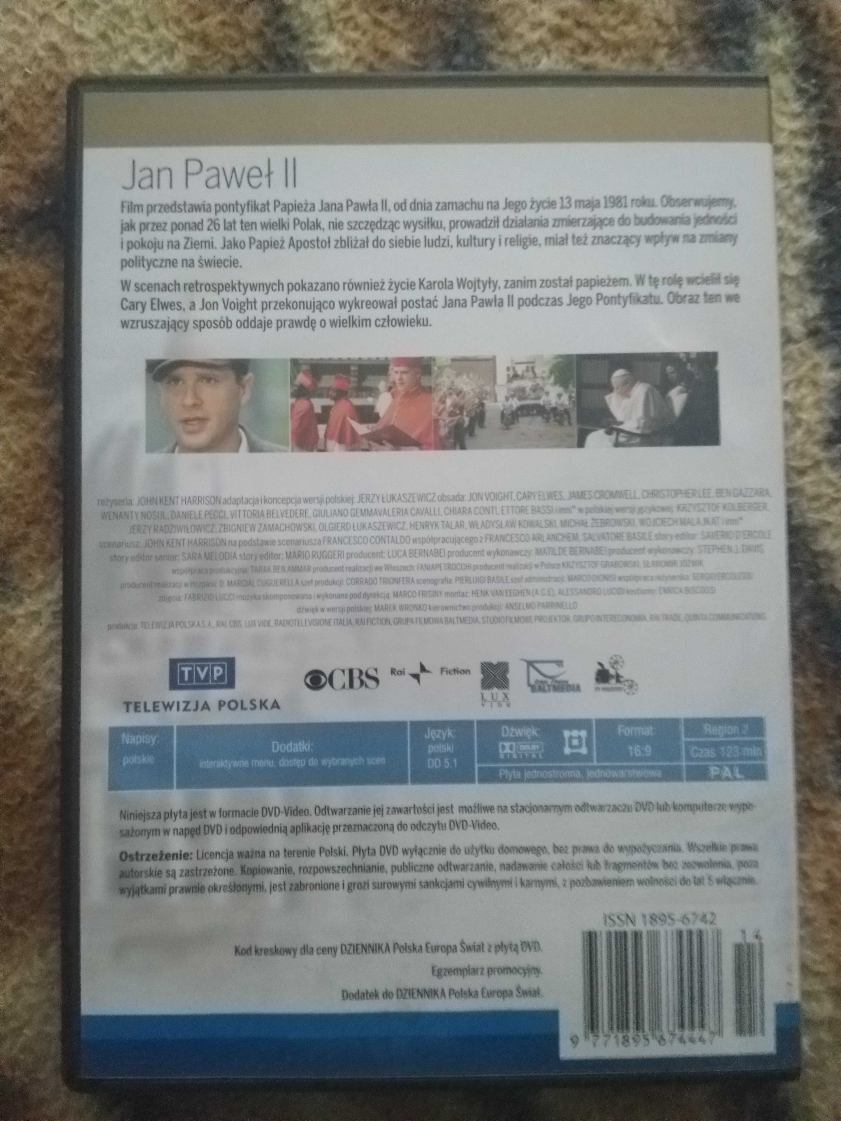 Jan Paweł II film dvd  Jon Voight Wydanie specjalne Unikat