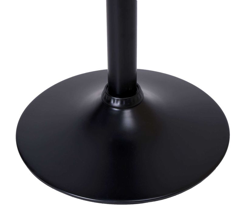 Krzesło barowe CYDRO BLACK welurowe beżowe VELVET