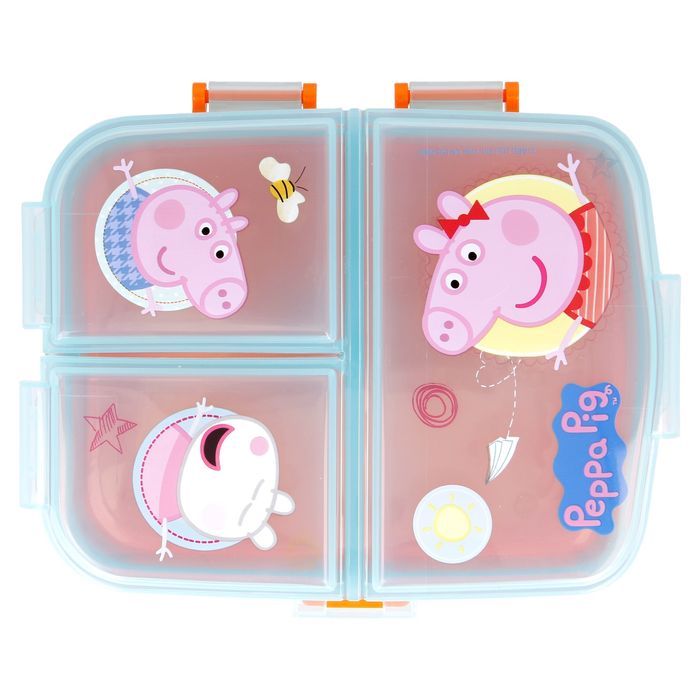 Świnka Peppa Śniadaniówka Lunchbox 4 Komory Xl