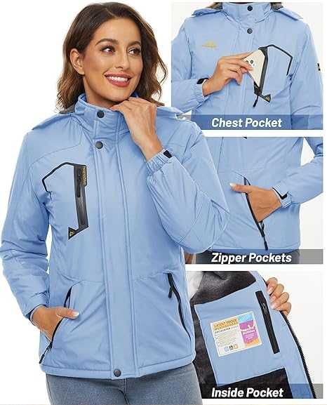 Nowa damska kurtka / parka / soft shell /zimowa /R-M /KEFITEVD !A1016!