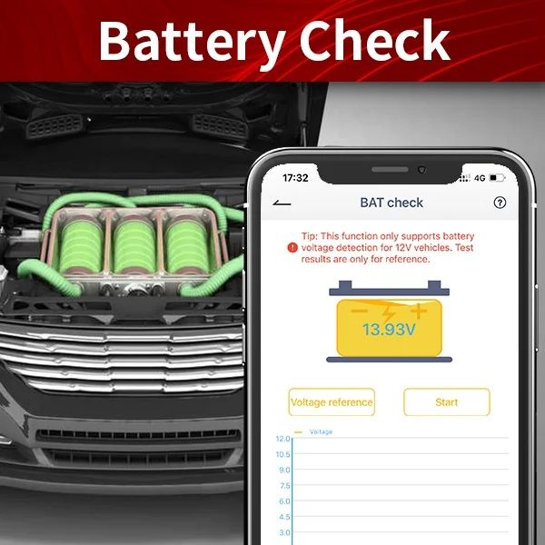 ANCEL BD500 Bluetooth 5.0 OBD2 Adaptador para VW/Audi/Skoda/Seat NOVO