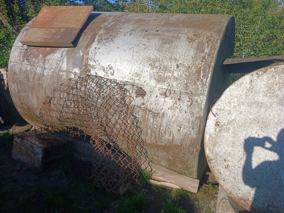 Бочка 10 кубів металева