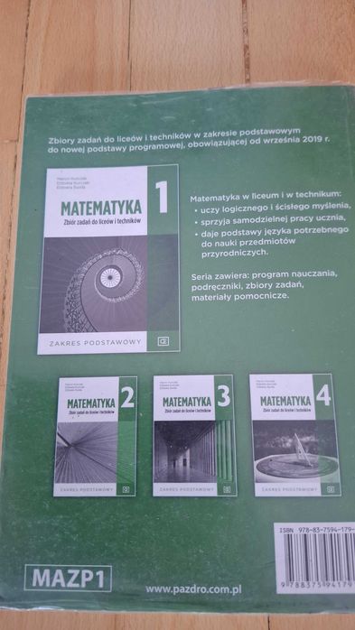 Zbiór zadań do matematyki, klasa 1 - wyd. Pazdro, zakres podstawowy