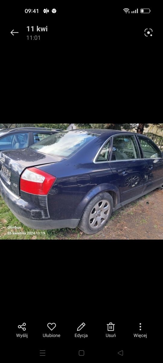 Części Audi A4 B6 alternator rozrusznik komputer deska