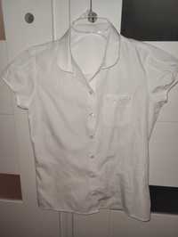 Bluzka biała 146 na rozpoczęcie roku szkolnego