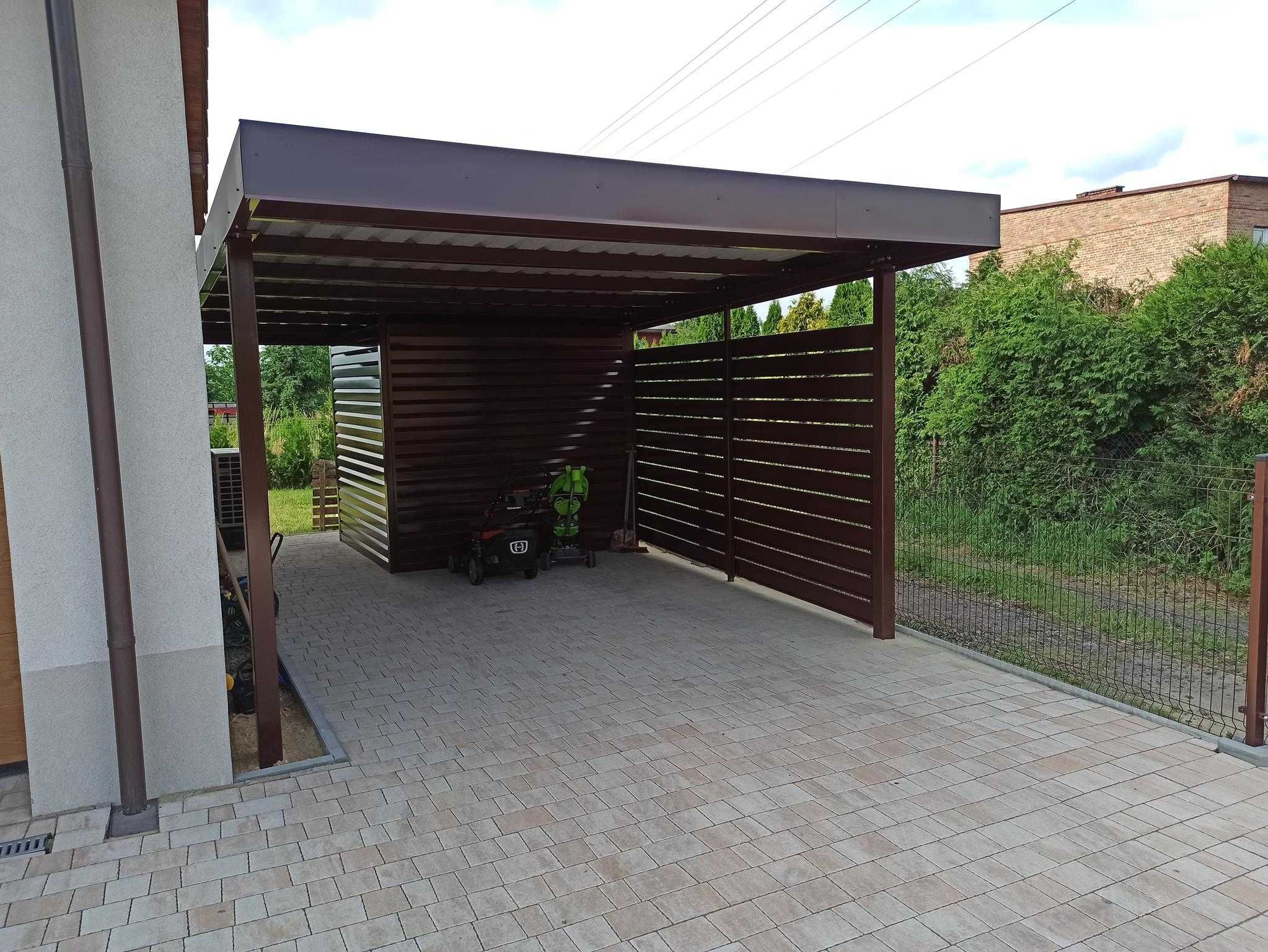 Carport, nowoczesna wiata samochodowa, zadaszenie