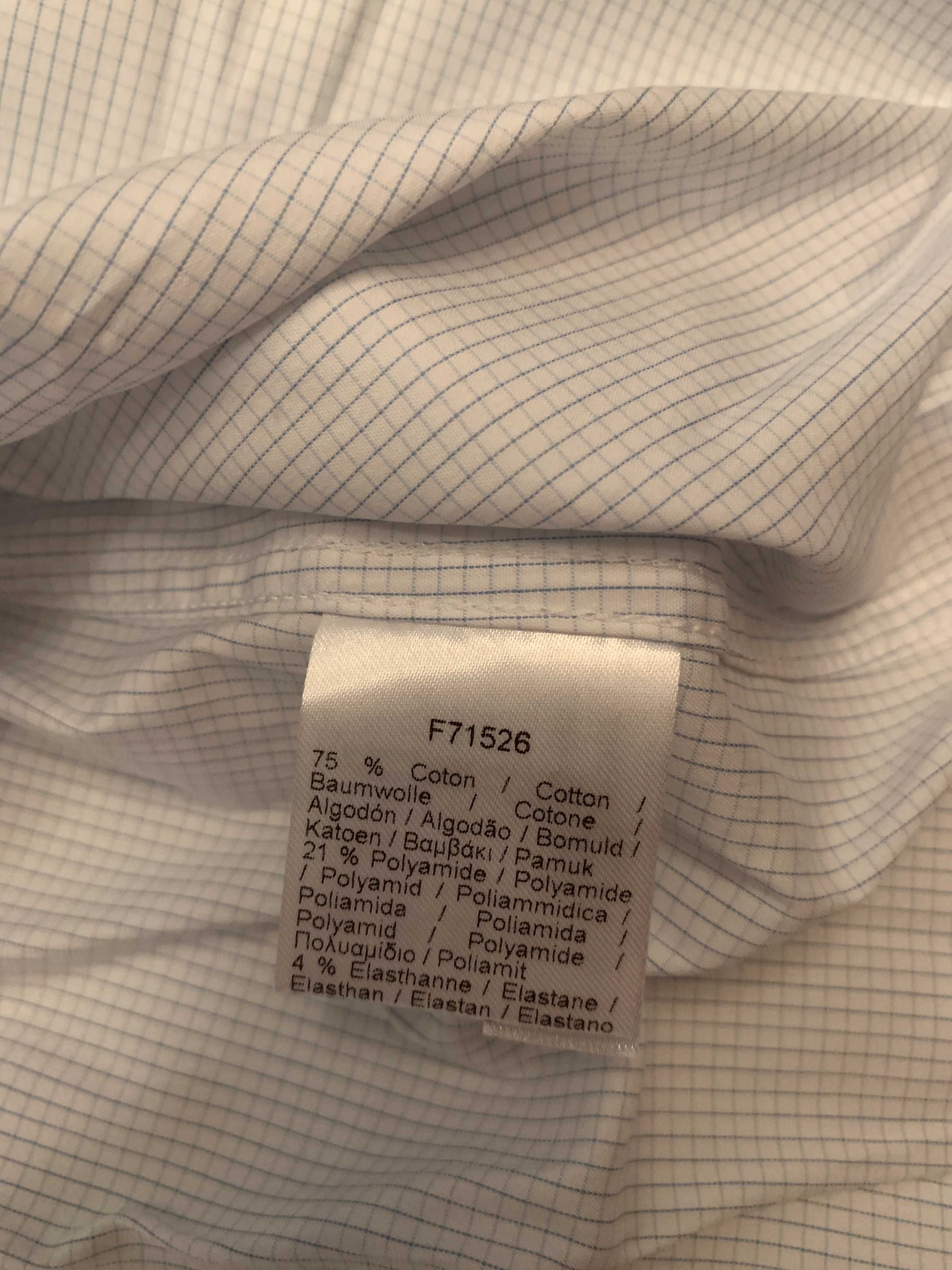 Мужская рубашка Lacoste оригинал, по воротнику размер 41