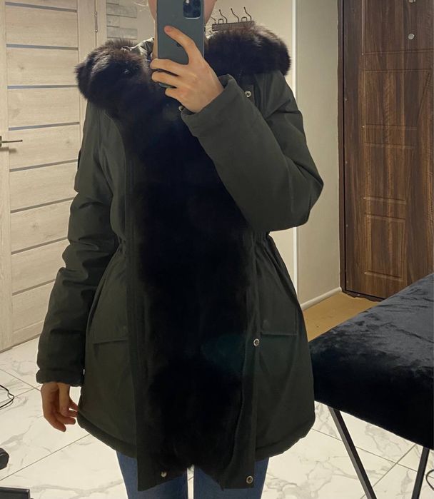 Зимова парка з хутром