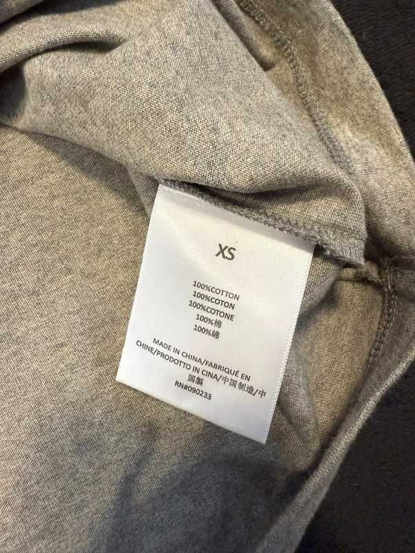 Szara koszulka Fear Of God Essentials Dark Oatmeal - Size XS