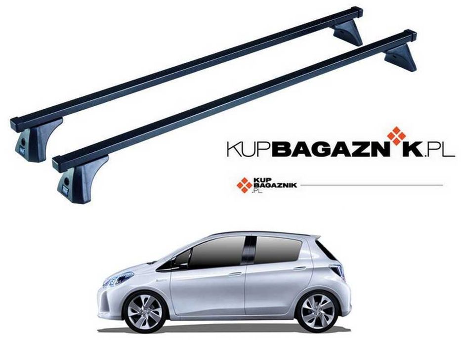 Bagażnik Dachowy Toyota Yaris IV HB 2021 do 2025 bazowy relingi belki