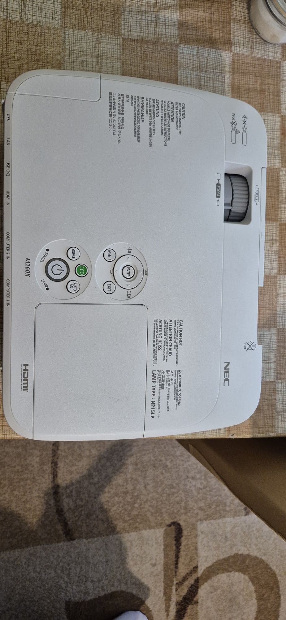 NEC projektor,rzutnik M260 x nowy