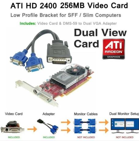 ATI Radeon HD 2400 XT - 256MB DDR2