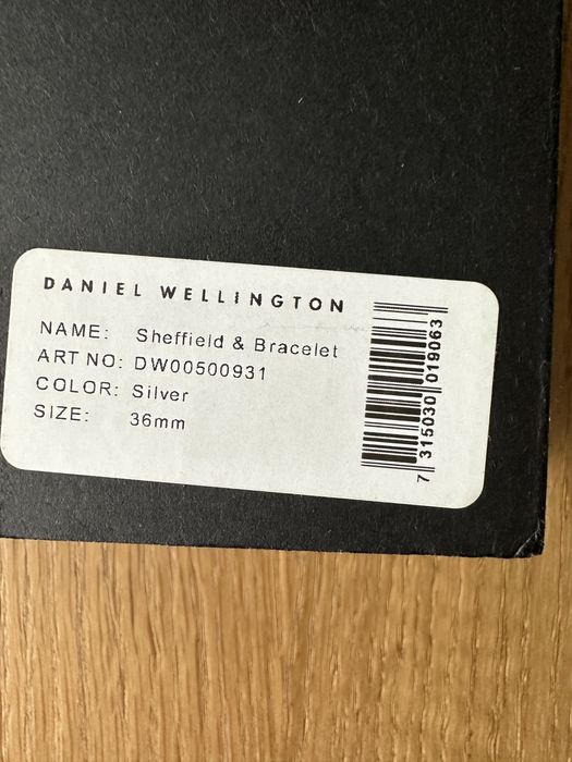 Zegarek Daniel Wellington Czarny 36mm + Bransoleta PREZENT | NOWY