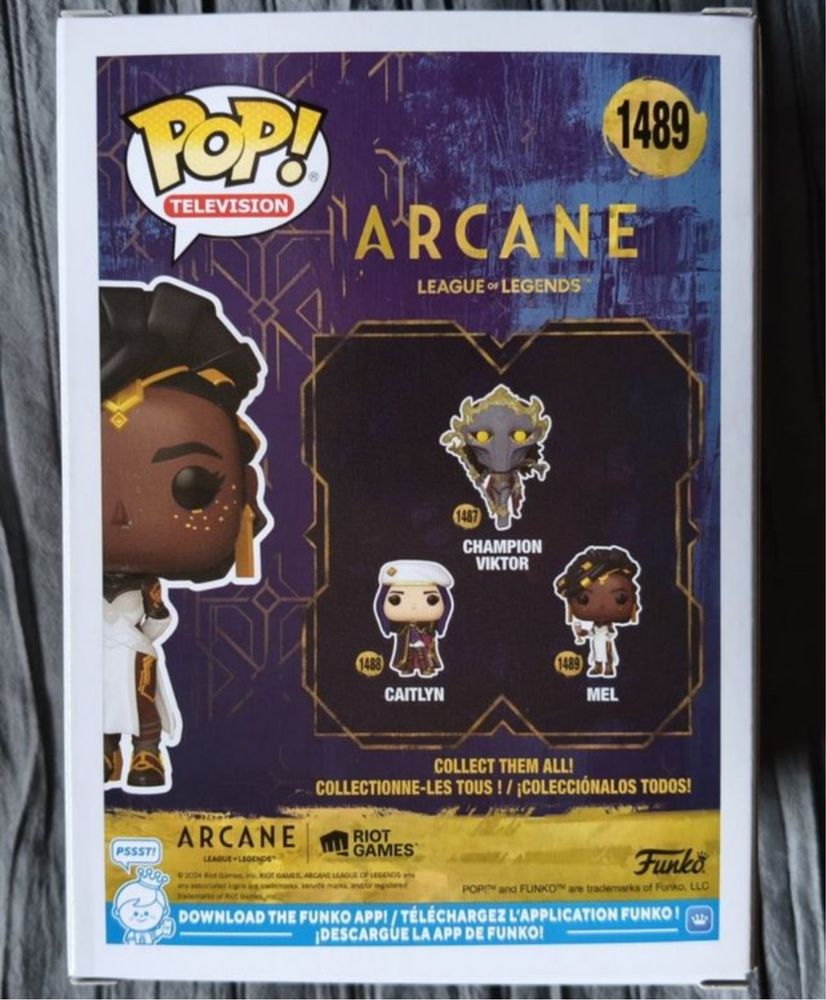 Funko pop arcane mel nunca aberto
