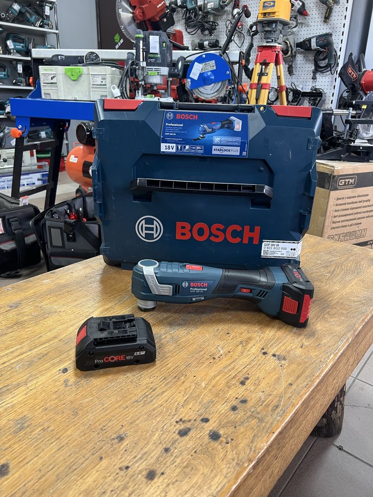 Многофункциональный инструмент Bosch 18v-34