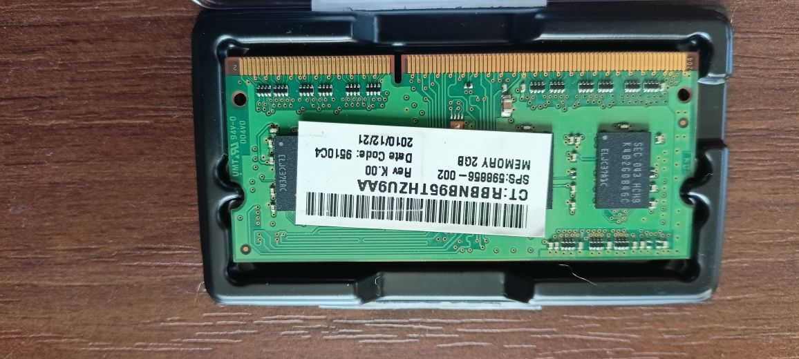 ОЗУ 2 Gb для ноутбука