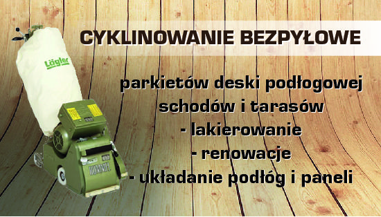 CYKLINOWANIE, Układanie podłóg, paneli