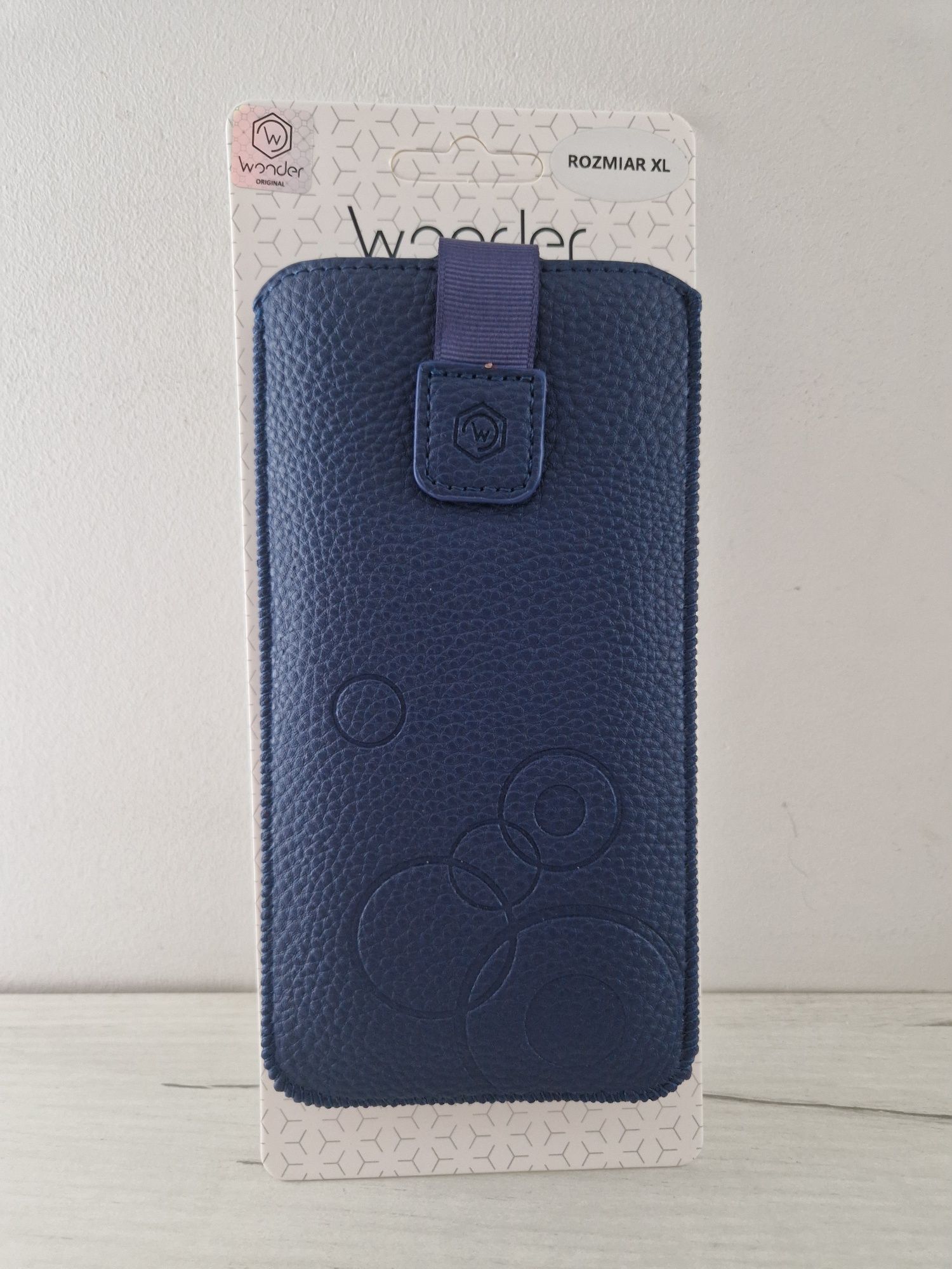 Kieszonka WONDER Deko (ROZMIAR XL) do Samsung S24 / S24 Plus Granatowy