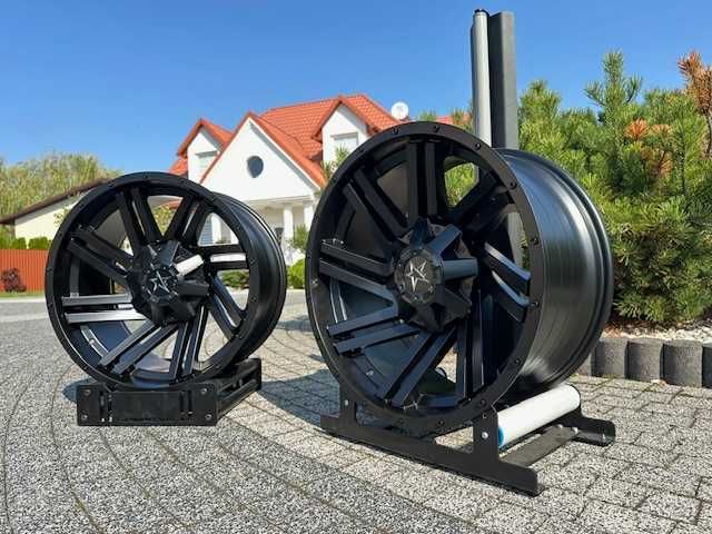 FELGI ER882 do Jeep Wrangler JK Wklęsłe 20x10 ET-24 Mega Wklęsłe Black