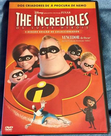 DVD The Incredibles Original edição Portuguesa