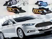 Ford Mondeo 5 V Mk5 ledy LED światła do jazdy dziennej DRL halogen
