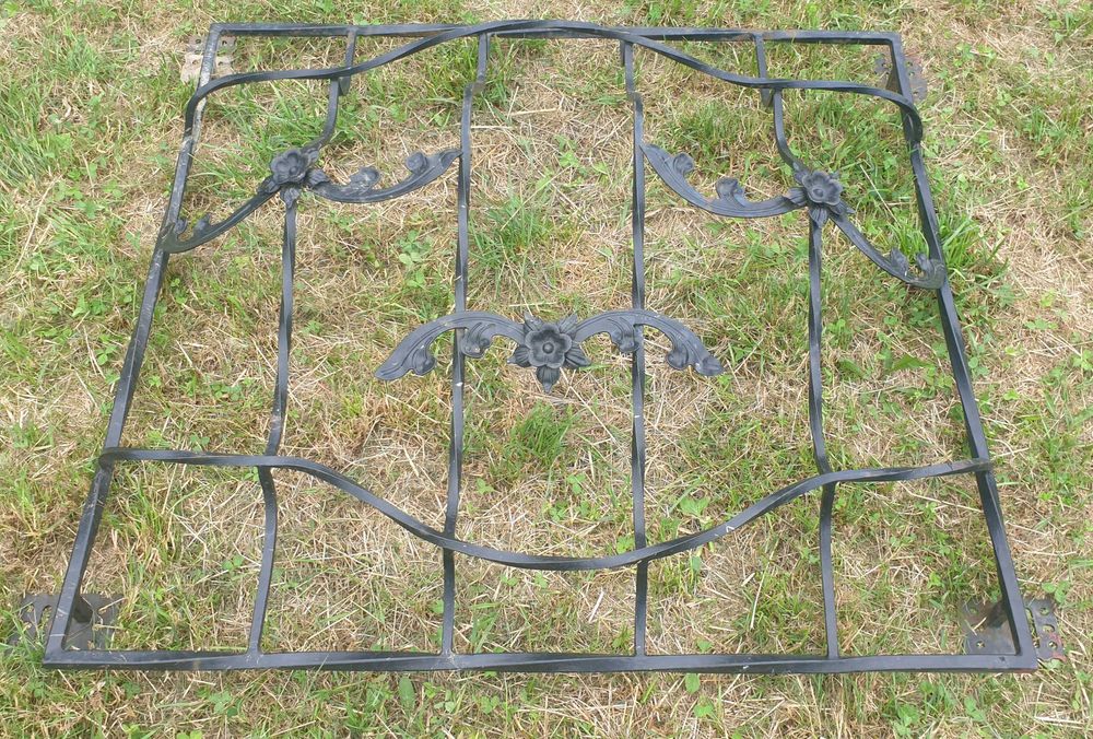 Krata ozdobna stalowa metalowa kuta okienna 201x100