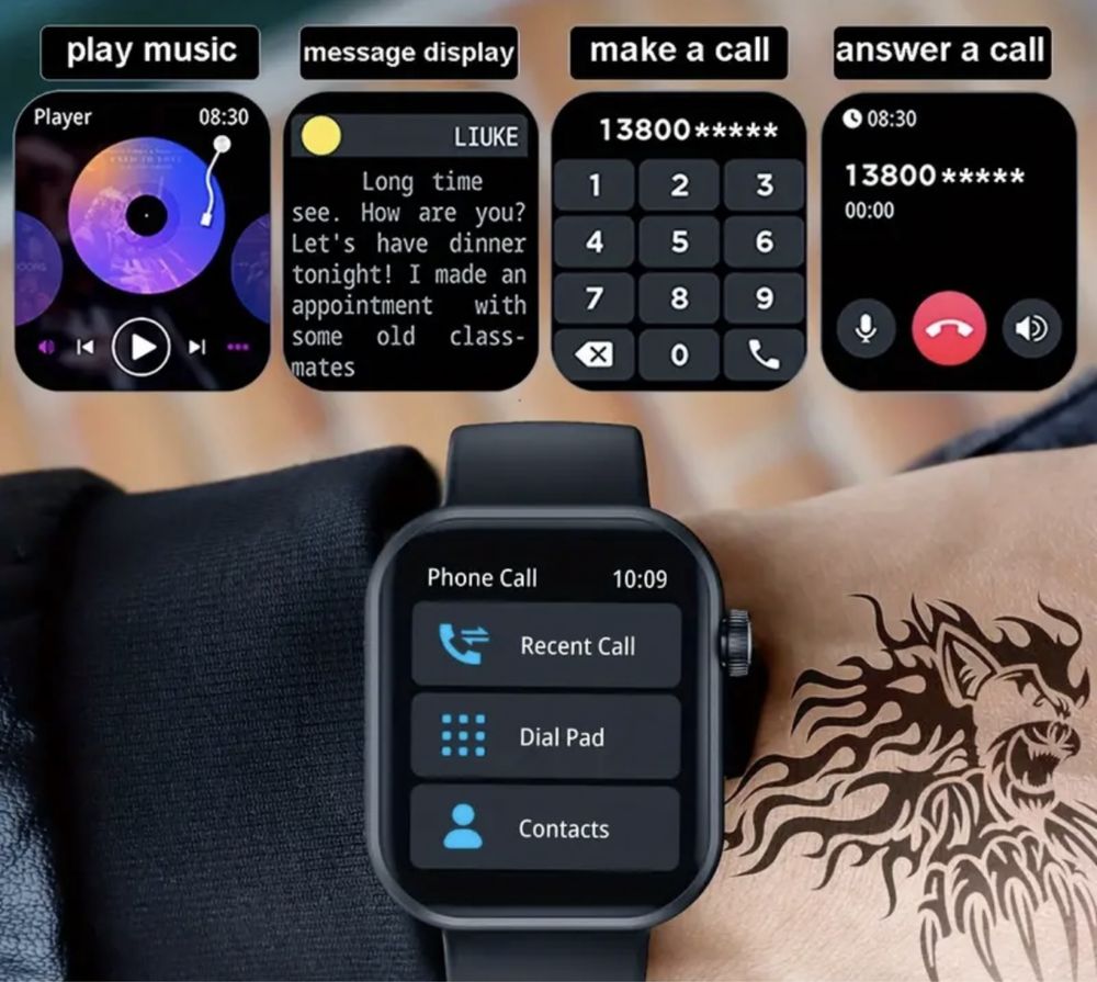 Nowy wodoszczelny smartwatch