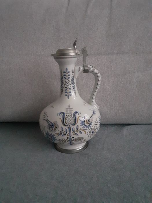 Butelka na wino z klapką cynową ULMER KERAMIK