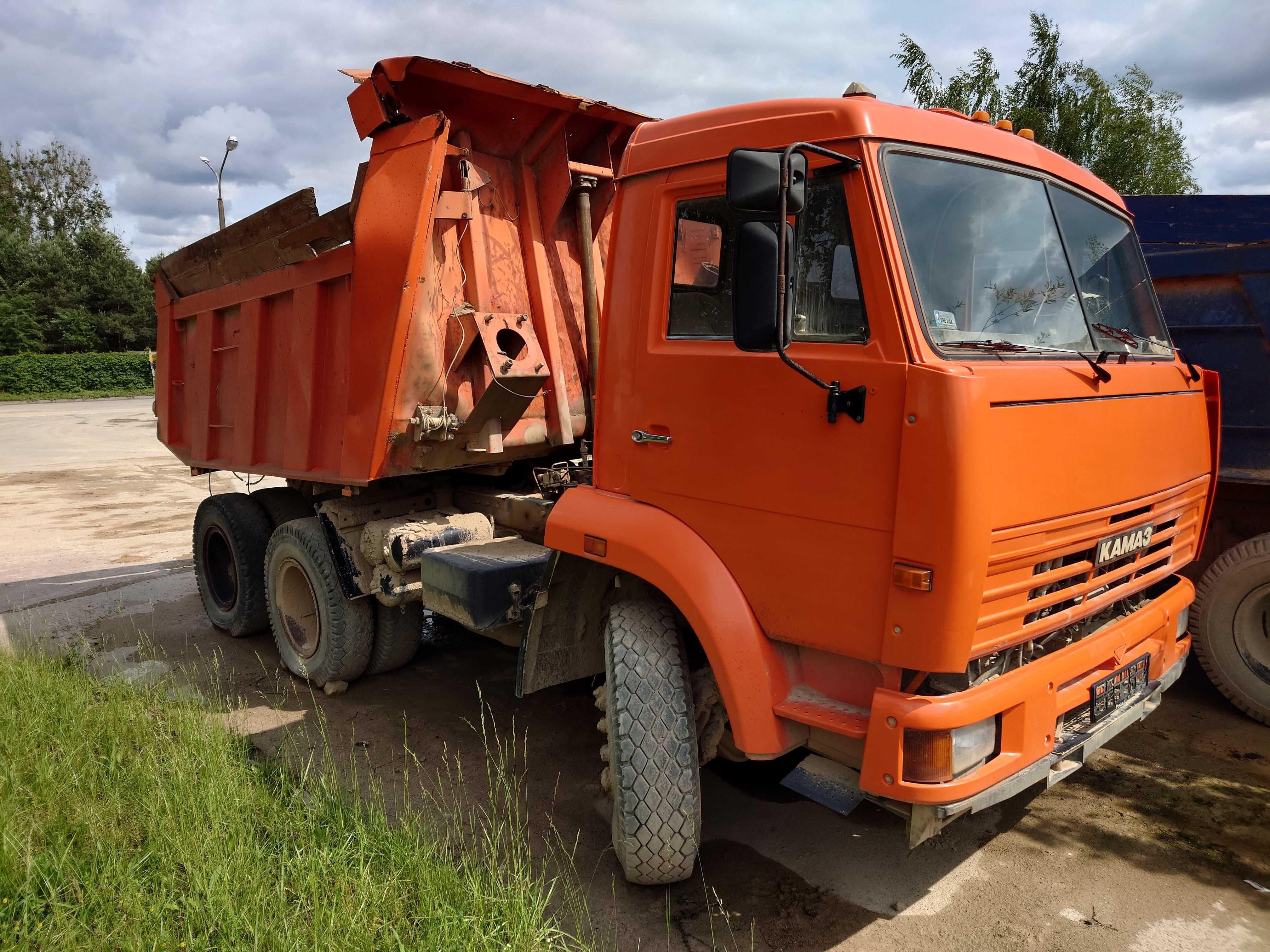 Kamaz 65115 wywrotka 2005 r. uszkodzony