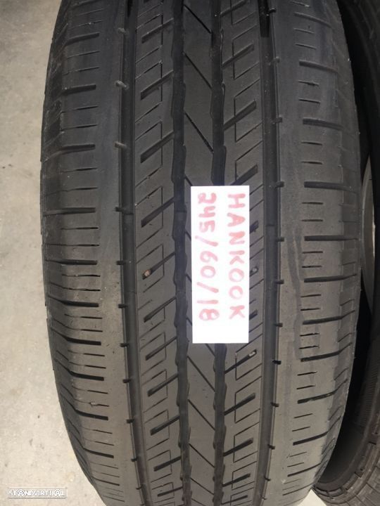 2 pneus semi novos hankook 245/60/18 - entrega grátis 120 euros