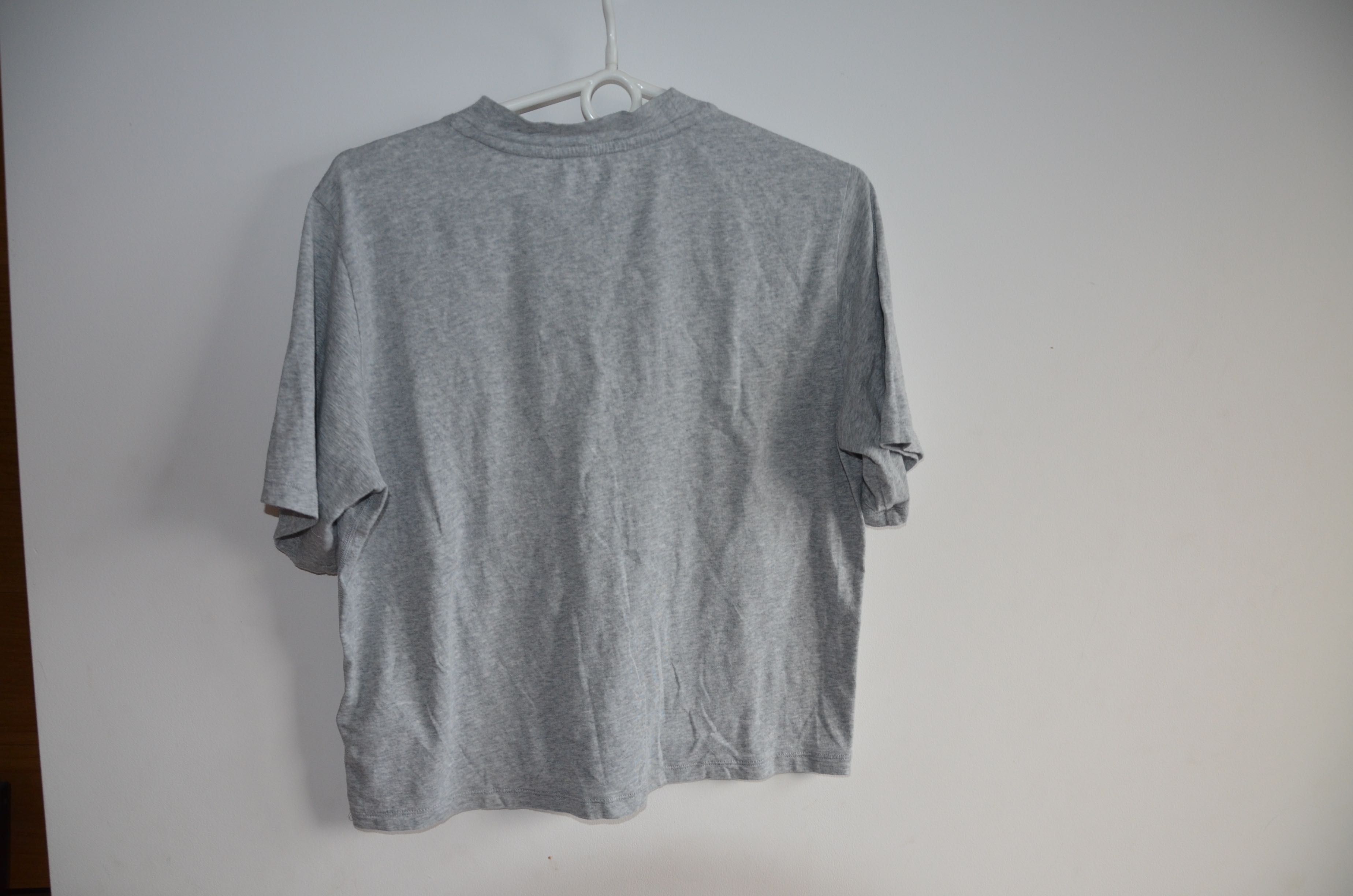 t-shirt damski DKNY niebieski XS/s szarości (L)