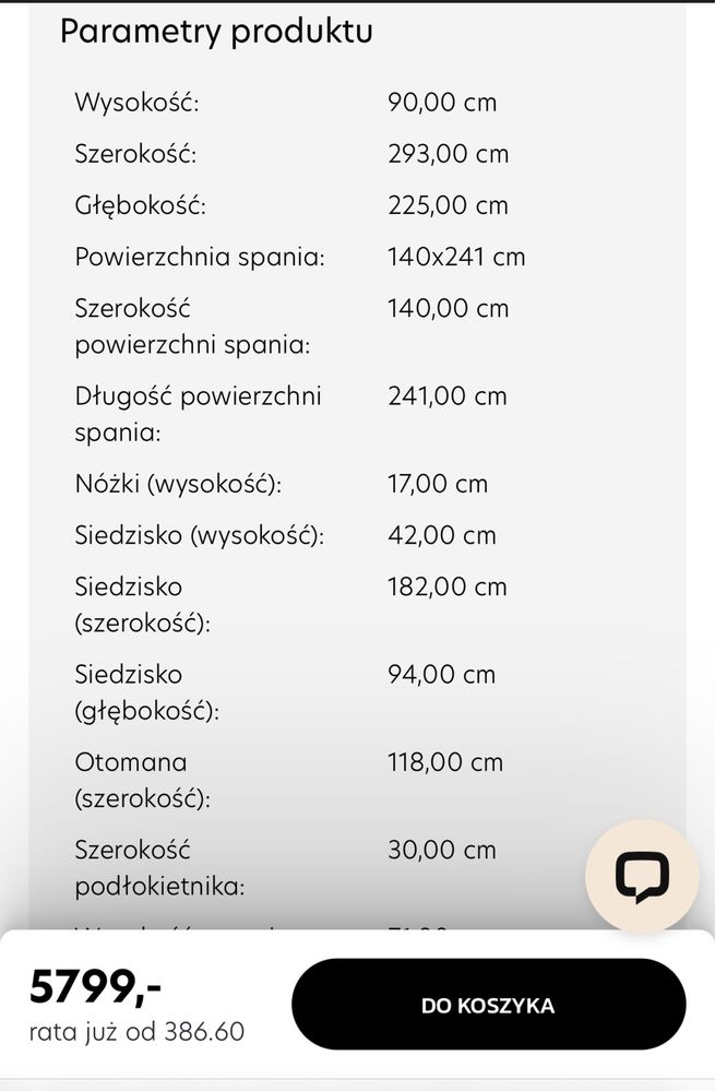 Kanapa Narożnik MESITO z funkcją spania granatowy VELVET