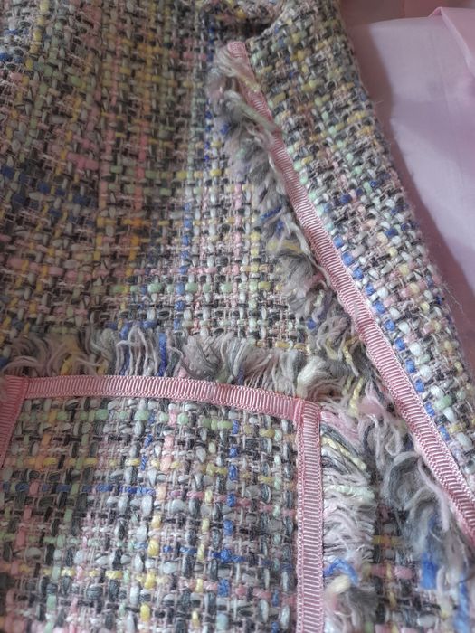 Jacketa tweed tamanho 46 - Semi-Nova