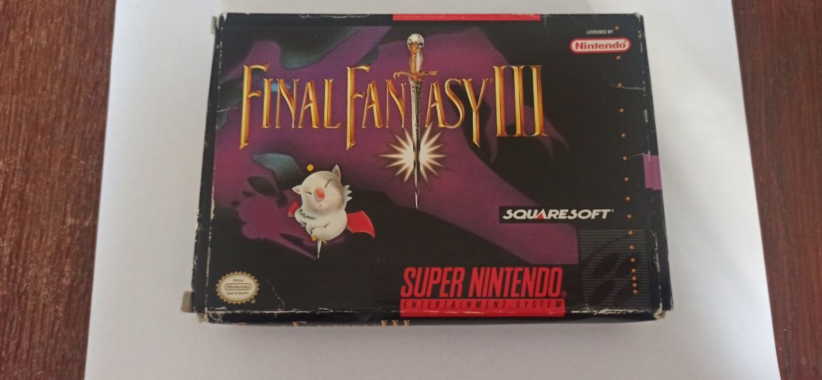 Final Fantasy III (VI) SNES Box