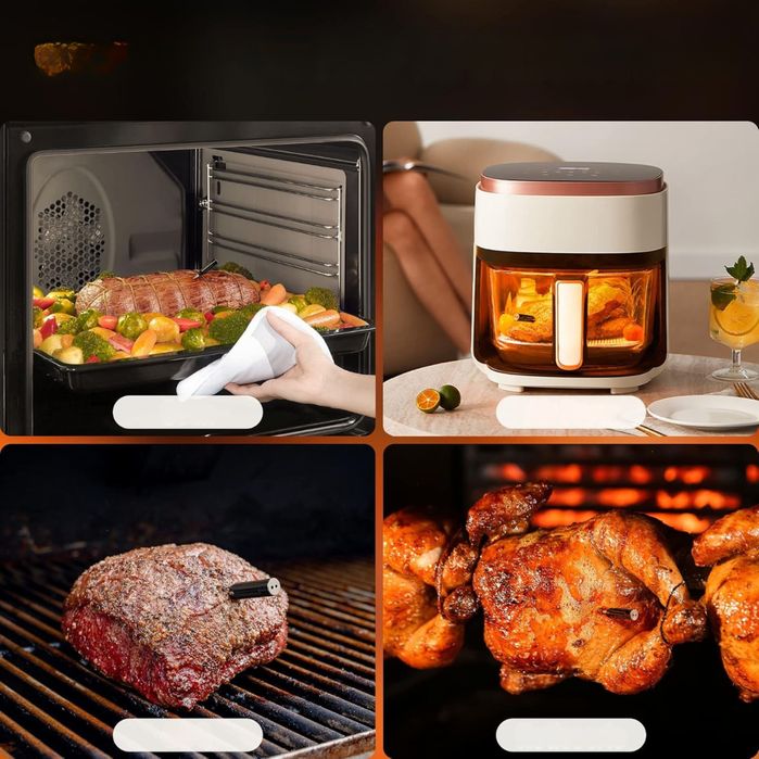Bezprzewodowy Termometr do Mięsa Sonda Do PIekarnia BT ThermoPro