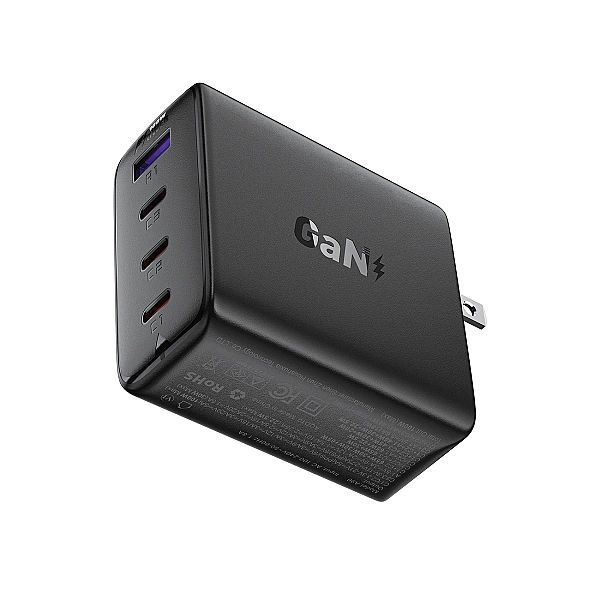 Ładowarka Acefast A96 PD100W GaN (3 x USB-C + 1x USB-A) z końcówką US