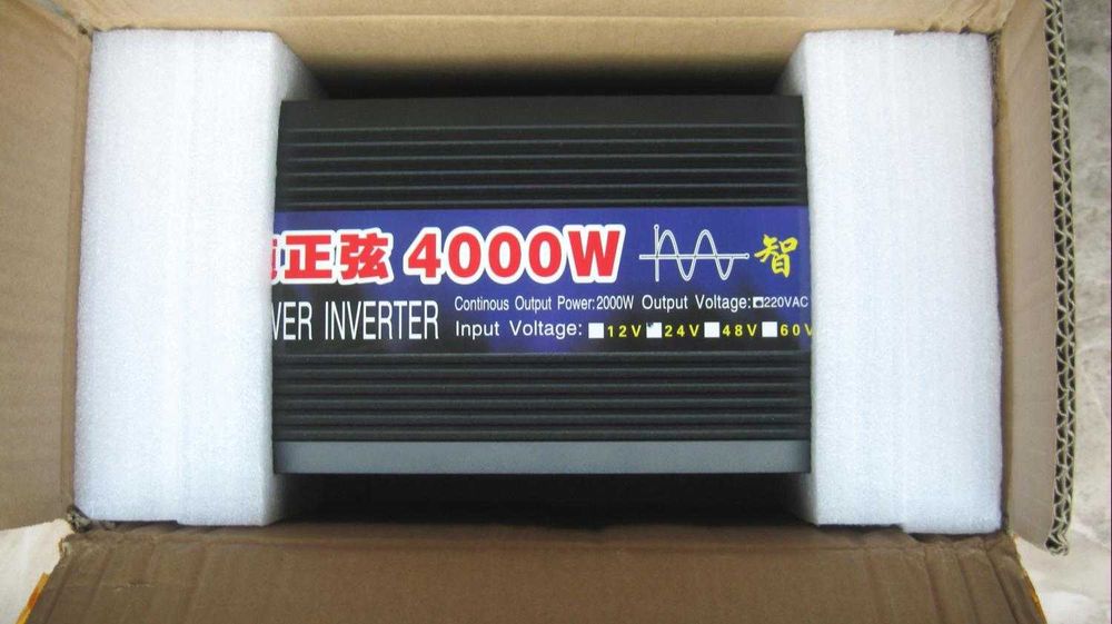 Инверторы 24в-48в-220в/ 4000 Вт. чистый синус / в наличии !