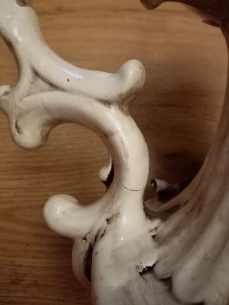 Duzy stary dzbanek porcelanowy