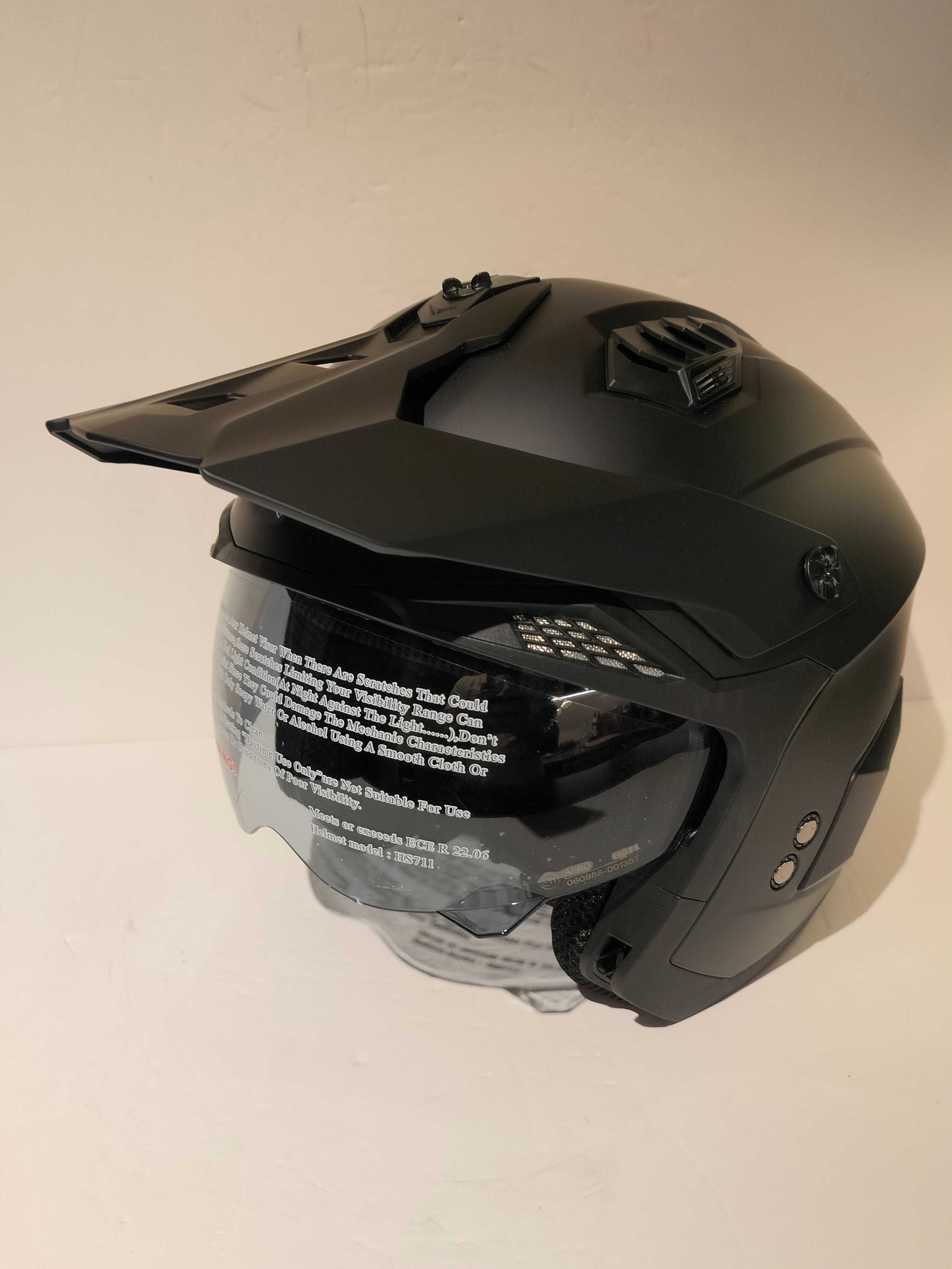Capacete jet ADV modular mota scooter novo
