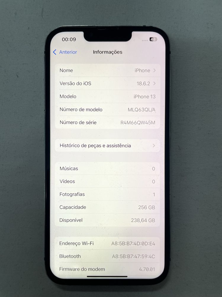 Iphone 13 256GB verde como novo