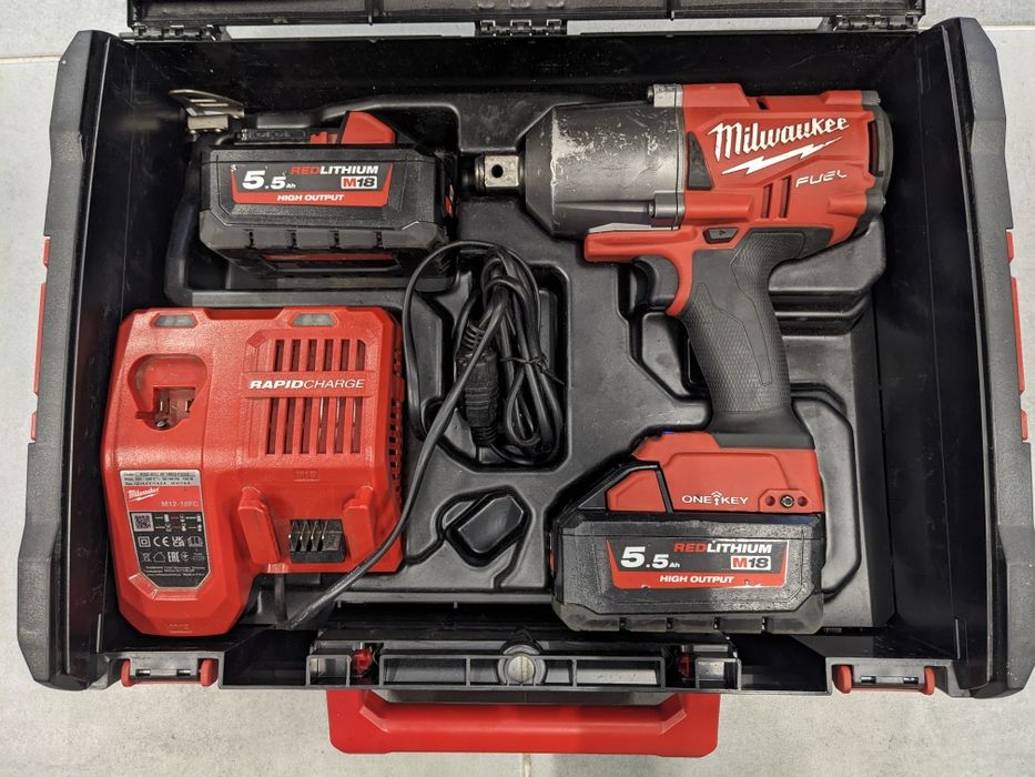 Klucz udarowy 3/4 Milwaukee M18 ONEFHIW34 na mocnych akumulatorach