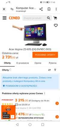 Acer Aspire z3-615