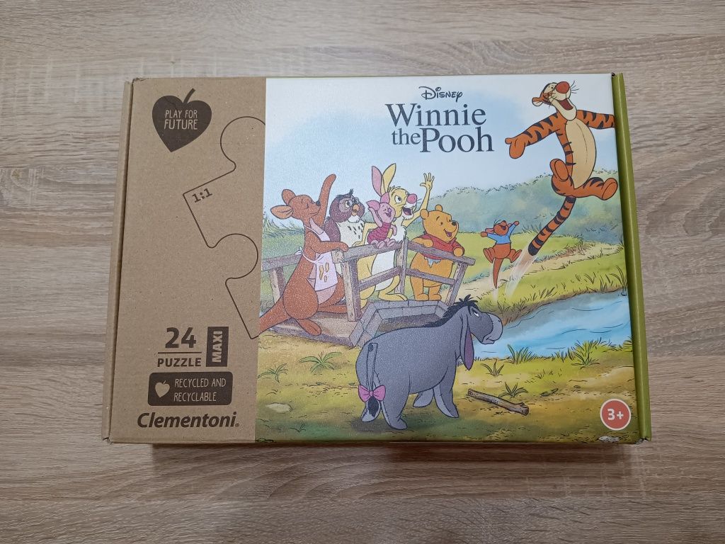 Puzzle maxi 24 el. Play for future. Kubuś Puchatek Clementoni