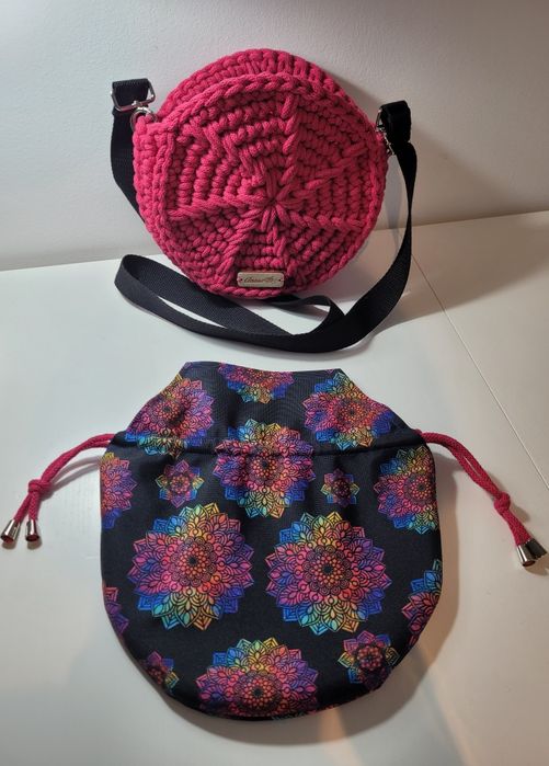 Torebka ze sznurka, Handmade